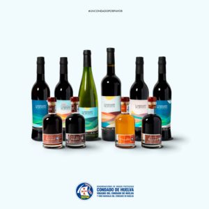 Botellas y etiquetas DOP Condado de Huelva 